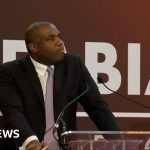 David Lammy speech heckled by pro-Palestinian protesters