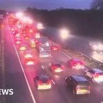 Driver arrested after man dies in M4 crash