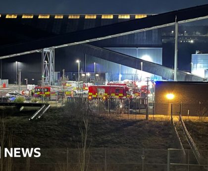 Emergency crews rushed to Blackburn Meadows power station