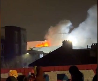 Fire rages at Wembley flats as 20 engines called to tackle blaze