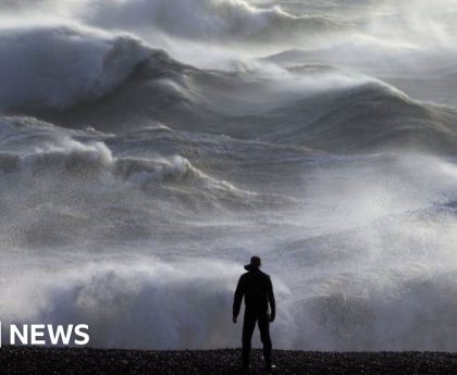 Hundreds of flood warnings in place and rail disruption set to continue in wake of Storm Henk