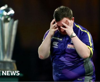 Luke Littler: A nail-biting darts final ends in loss for teenager