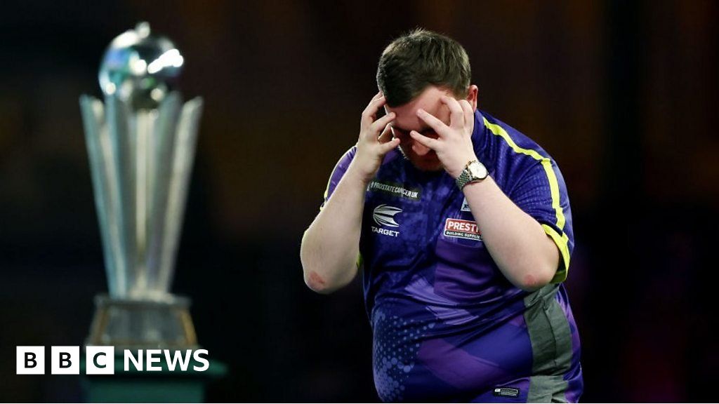 Luke Littler: A nail-biting darts final ends in loss for teenager