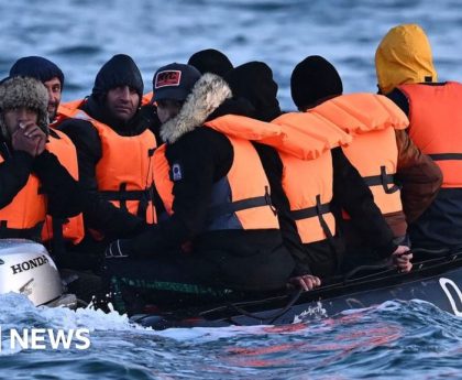 Migrant Channel crossings fell in 2023, official data says