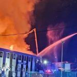 Newport: A huge fire has broken out next to a brewery on an industrial estate in Newport.