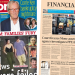 Newspaper headlines: Michelle Mone's assets frozen and Nottingham 'victims failed'