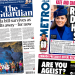 Newspaper headlines: Rwanda 'revolt melts away' and Royals' 'health shock'