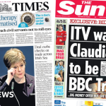 Newspaper headlines: Sturgeon's 'crocodile tears and 'ITV want Winkleman'