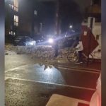 Building In East Ham, UK, London Partly Collapses Damaging Vehicles amid Storm Henk