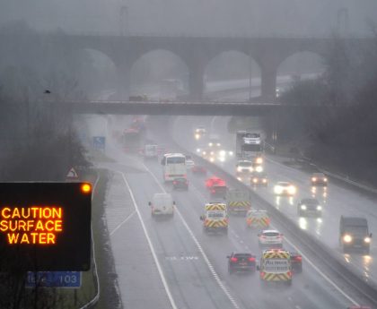 Storm Jocelyn LIVE: Travel chaos as 97mph winds hit UK and search launched at sea