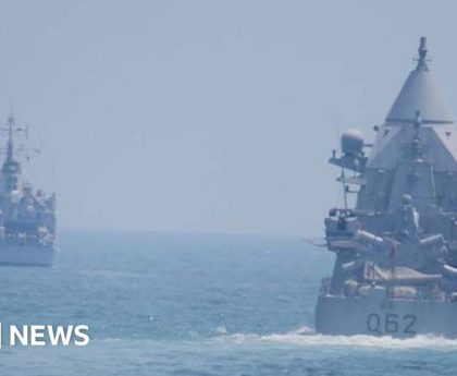 Two Royal Navy ships collide off coast of Bahrain