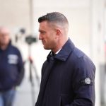 Tommy Robinson arrives at court after arrest at antisemitism march in London