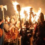 Watch live: Hundreds carry flaming torches as Shetland celebrates Viking festival Up Helly Aa