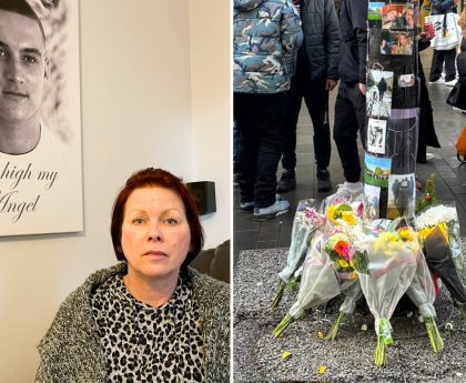 Ben Moncrieff: Mother’s horror as mural for ‘beautiful’ son murdered while protecting friend is stolen