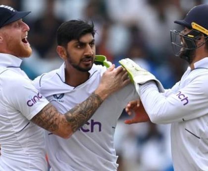 India v England: Shoaib Bashir puts England on top in Ranchi