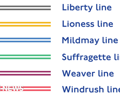 Lioness, Suffragette: New lines on Tube map revealed