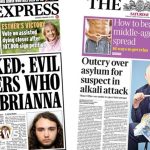 Newspaper headlines: Killers 'unmasked' and Clapham suspect asylum 'outcry'