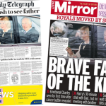 Newspaper headlines: Prince Harry's 'dash to see Charles' and King's 'brave face'