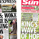 Newspaper headlines: Shapps' war on 'woke' Army and King's wave of hope