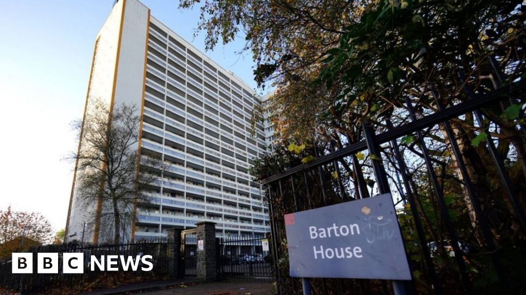 Residents of evacuated tower block return home