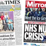 The Papers: 'Worst antisemitism for 40 years' and 'NHS nurses crisis'