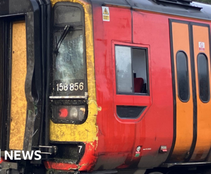 Train hits tree and derails near Thetford leaving one person hurt