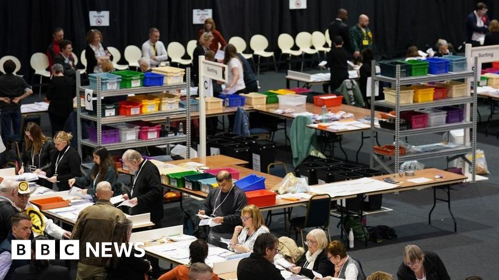 Vote counting underway in the Wellingborough by-election