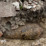 WW2 bomb taken through city and out to sea