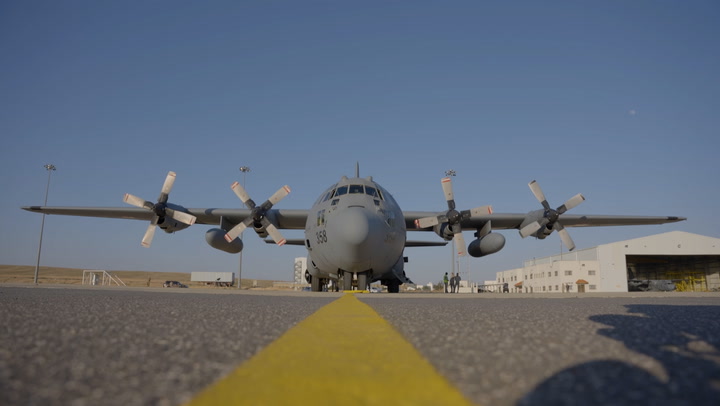 UK aid plane to Gaza takes off from Jordan