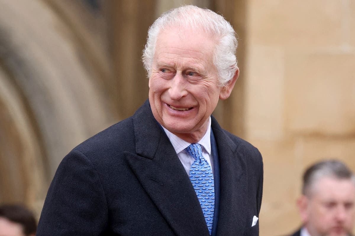 Charles ‘in good spirits’ as he surprises crowds with a walkabout following Easter Sunday Service