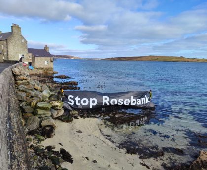 Climate protests against new North Sea oil and gas extraction