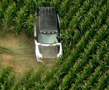 Drunk father and son plough car through corn fields moments before killing woman