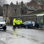 Five injured as car crashes into Windsor Castle wall