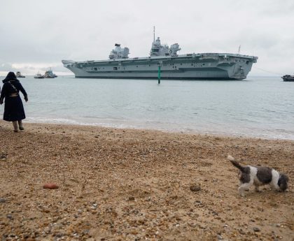 Fresh embarrassment for Navy as fire breaks out on £3bn flagship HMS Queen Elizabeth