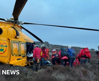 Injured climber rescued after fall from crag