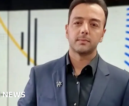 Iranian TV host stabbed outside London home