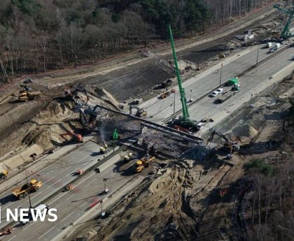 M25 reopens eight hours ahead of schedule