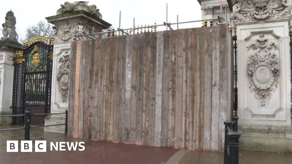 Man arrested after Buckingham Palace gate crash