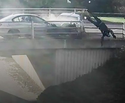 Motorcyclist catapulted off bridge in Milton Keynes after horrifying road rage incident