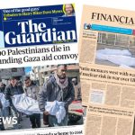 Newspaper headlines: Conflicting Gaza death accounts and police vetting failures