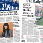 Newspaper headlines: Donor row intensifies and new extremism definition