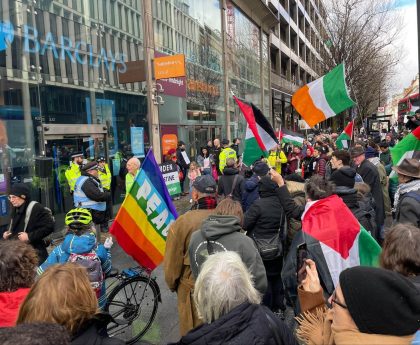 Police block pro-Palestinian protest in London day after Rishi Sunak extremist warning