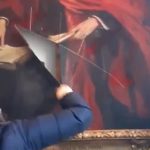 Pro-palestine Protesters Slash Historic Painting At University Of Cambridge