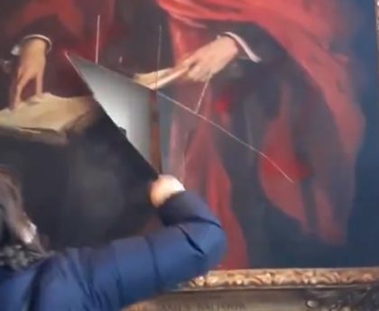 Pro-palestine Protesters Slash Historic Painting At University Of Cambridge