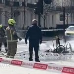 Rickshaw destroyed in fire near Buckingham Palace