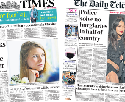 The Papers: Hunt looks for £9bn and German leaks on Ukraine