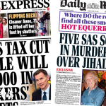 The Papers: Hunt's £10bn 'tax cut gamble' and SAS murder inquiry