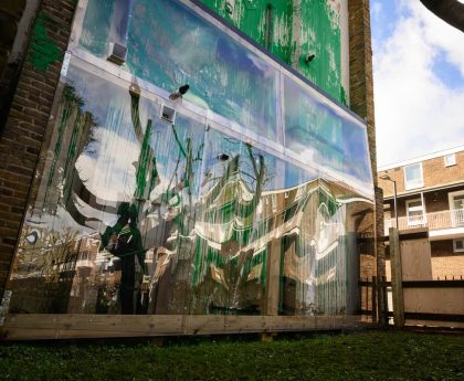 ‘Ugly’ plastic sheet placed over Finsbury Park Banksy mural to protect it from ‘idle vandals’