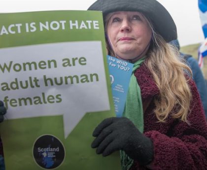 Anti-hate crime law protesters rally at Scottish Parliament as JK Rowling invites police to arrest her