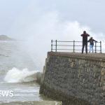 Dozens of UK flights cancelled as Storm Kathleen sweeps in